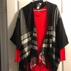 Open Front Poncho